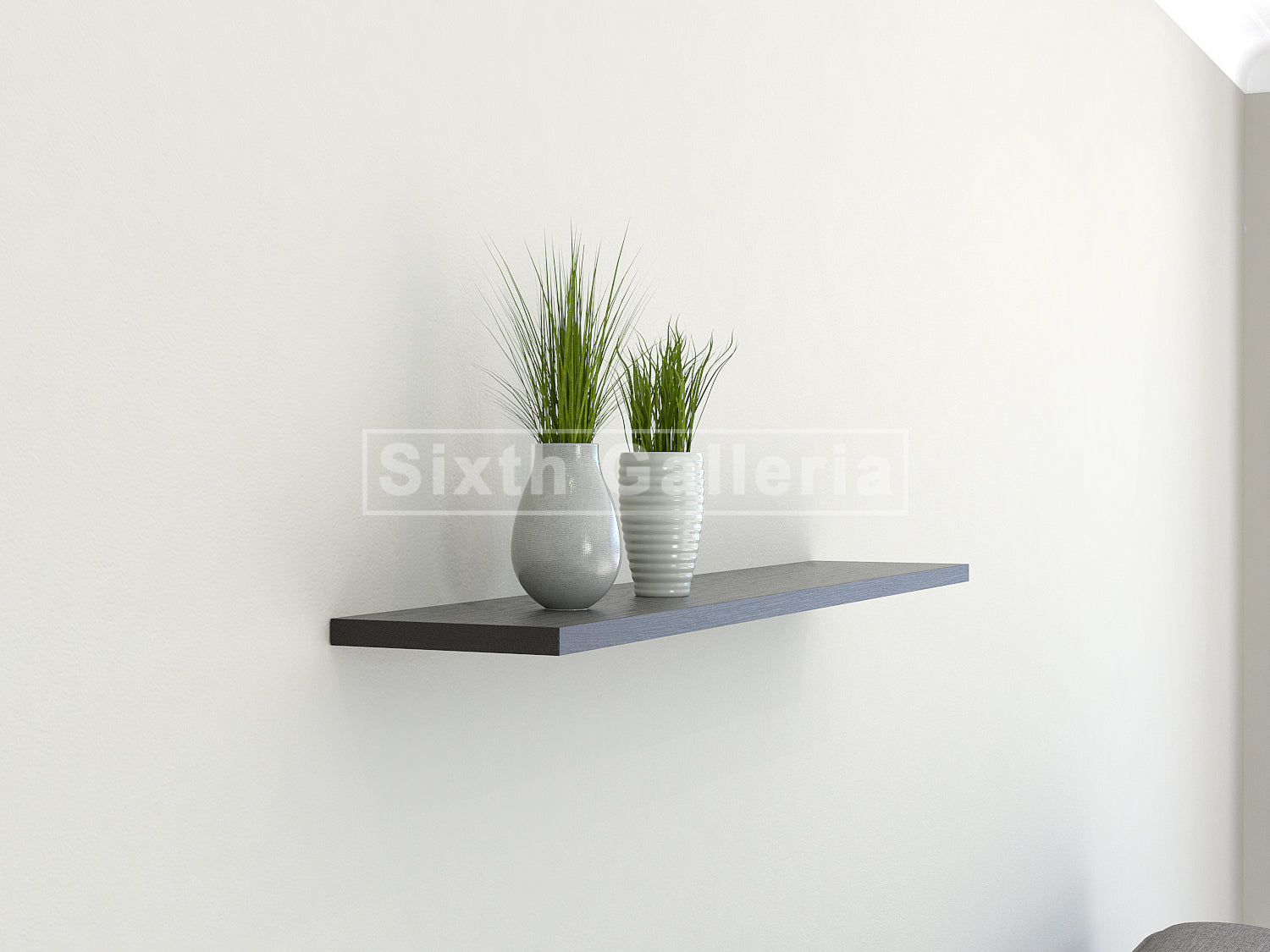 Single Floating Shelf Black