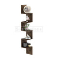 Large Corner Shelf Walnut Brown